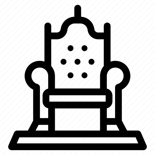 Chair, royal, seat, throne icon - Download on Iconfinder