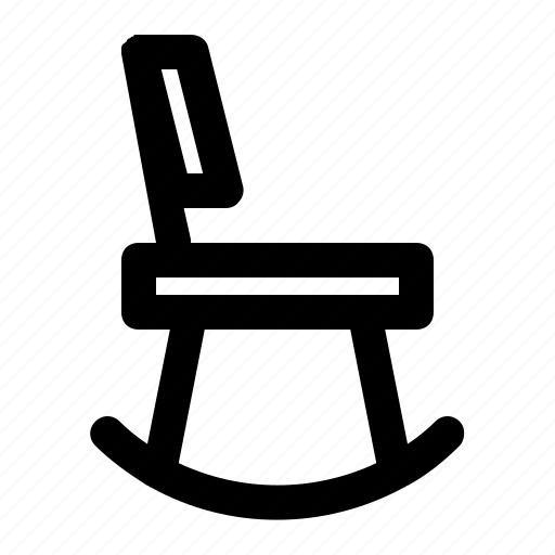 Rocking chair, chair, interior, furniture icon - Download on Iconfinder