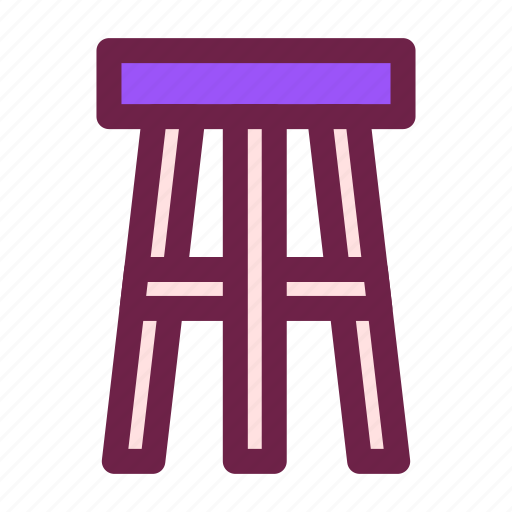 Bar, chair, furniture, interior, seat, stool icon - Download on Iconfinder
