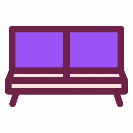 Furniture, futon, interior, seat, sofa icon - Download on Iconfinder