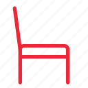 chair, furniture, interior, seat, outline