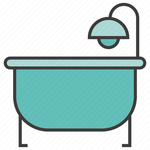 Bath, bathe, bathtub, calyx, shower, tub icon - Download on Iconfinder