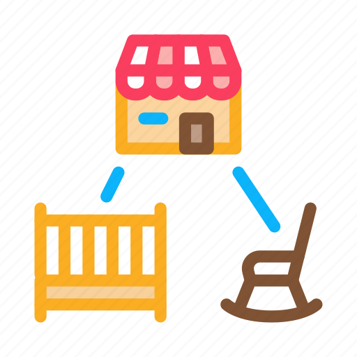 Baby, bed, cafe, chair, couch, house, market icon - Download on Iconfinder