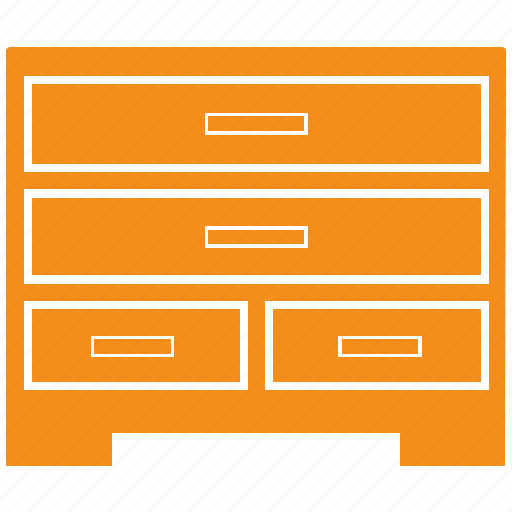 Desk, drawer, furniture, study table, table icon - Download on Iconfinder