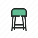 furniture, interior, seat, drawer, cabinet, chair, stool