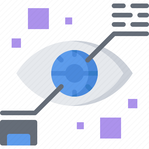 Eye, future, information, lens, science, technology icon - Download on Iconfinder