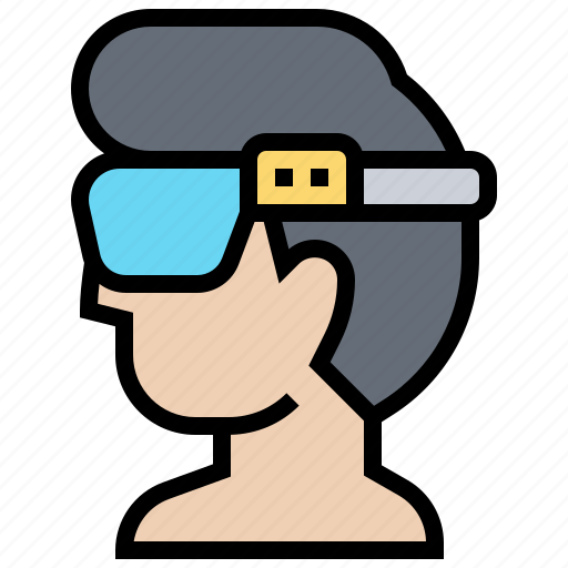 Glasses, hitech, reality, technology, virtual icon - Download on Iconfinder