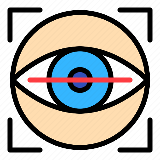Biometric, eye, iris, retinal scan, technology icon - Download on Iconfinder