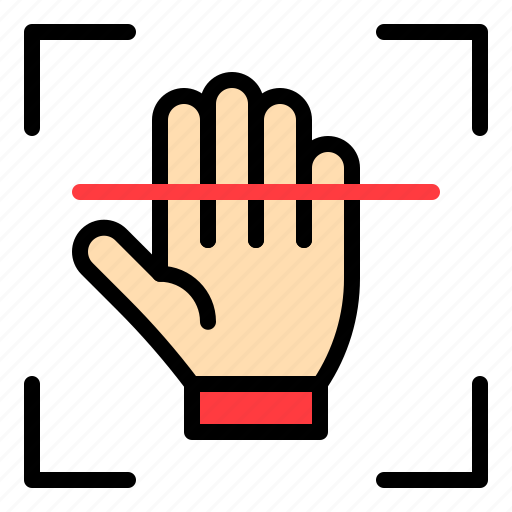 Hand, personality, scan, sign, technology icon - Download on Iconfinder