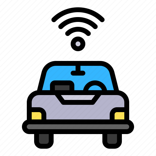 Auto, car, technology, transport, wifi icon - Download on Iconfinder