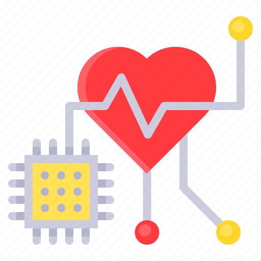Artificial intelligence, gadget, heart, medical, technology icon - Download on Iconfinder