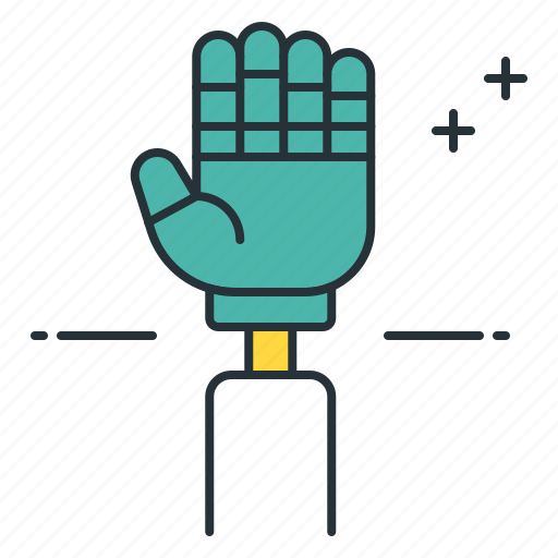 Futuristic, hand, robot icon - Download on Iconfinder