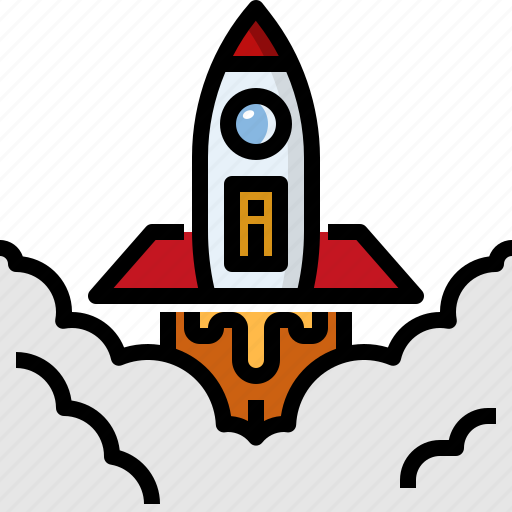 Launch, rocket, sciene, shuttle, spaceship, transport icon - Download on Iconfinder
