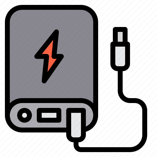 Bank, device, gadget, media, power, technology icon - Download on Iconfinder