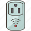 outlet, plug, socket, electricity, wireless 