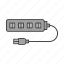 connector, drive, flash, hub, multiplug, portable, usb
