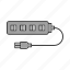 connector, drive, flash, hub, multiplug, portable, usb 