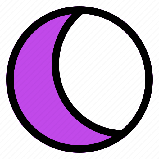 1, moon, phase, night, time, planet, astronomy icon - Download on Iconfinder