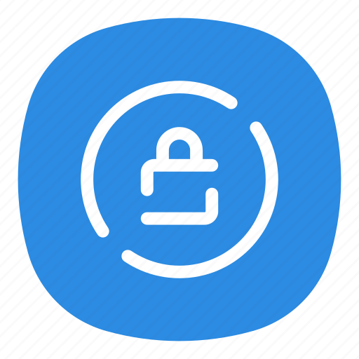 App, encrypt, galaxy, mobile, open line, protection, secure icon - Download on Iconfinder