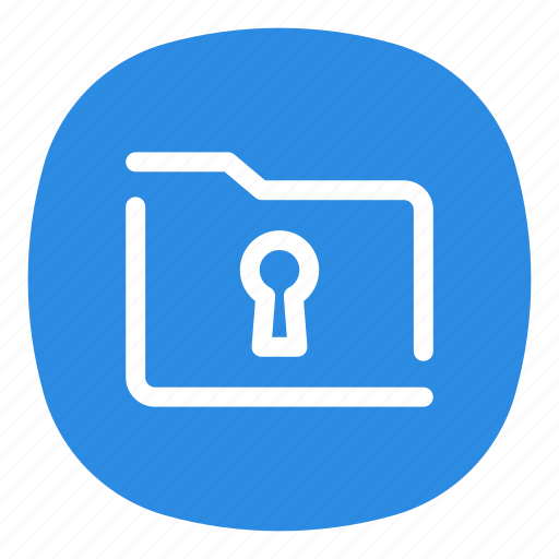 App, encrypted, folder, mobile, open line, protected, secure icon - Download on Iconfinder