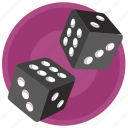 dice, gamble, game, roll