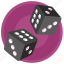 dice, gamble, game, roll 