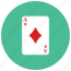 ace, card, diamond, gambling, game 