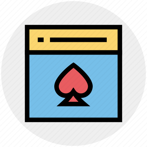 Casino, casino site, clubs, clubs site, gambling, page, web site icon - Download on Iconfinder