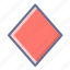 card, rhomb, rhombus 