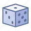 cube, dice, gamble 
