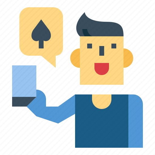 Man, gamble, gambling, spades, online, gambler icon - Download on Iconfinder