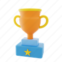 trophy, cup, prize, medal, winner, badge, award