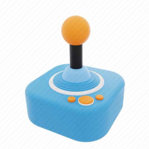 Joystick, game, ball, controller, gamepad, play, console icon - Download on Iconfinder