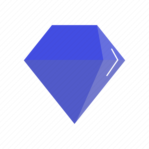 Blue, brilliant, diamond, gem icon - Download on Iconfinder