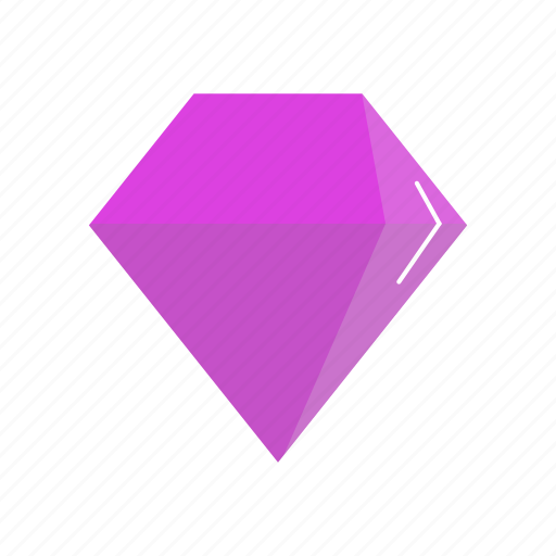 Brilliant, diamond, gem, purple icon - Download on Iconfinder