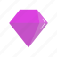 brilliant, diamond, gem, purple 