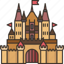 castle, kingdom, palace, fairytale, medieval