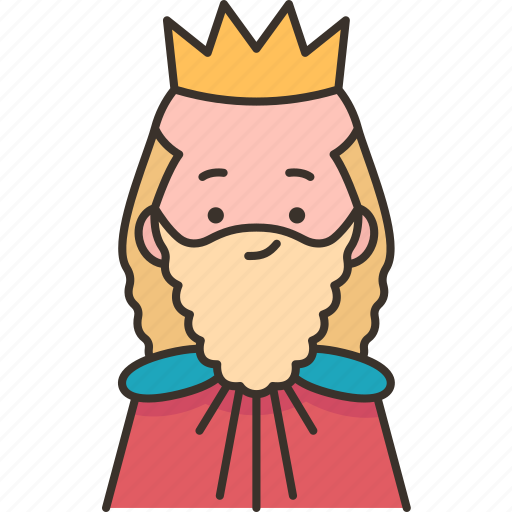 King, emperor, kingdom, medieval, crown icon - Download on Iconfinder