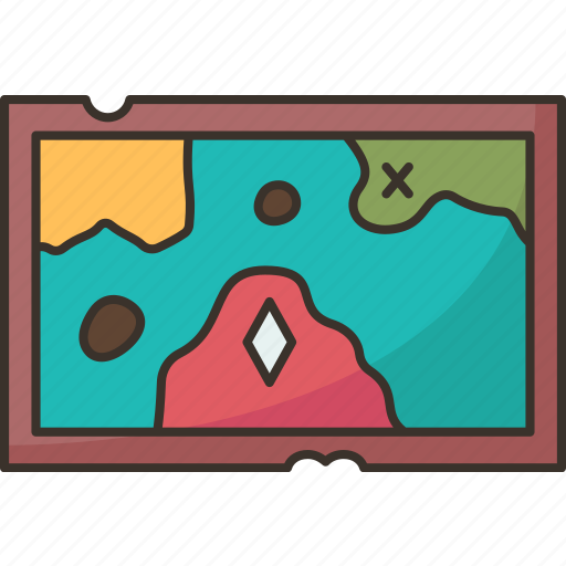 Map, adventure, discovery, exploration, quest icon - Download on Iconfinder
