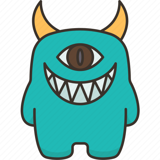 Monster, alien, devil, creature, scary icon - Download on Iconfinder