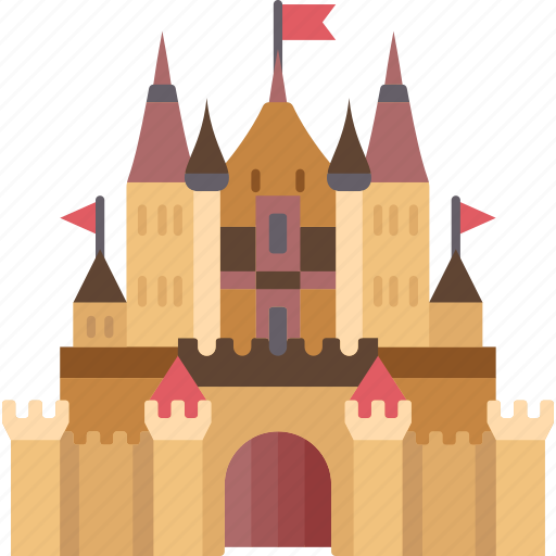 Castle, kingdom, palace, fairytale, medieval icon - Download on Iconfinder