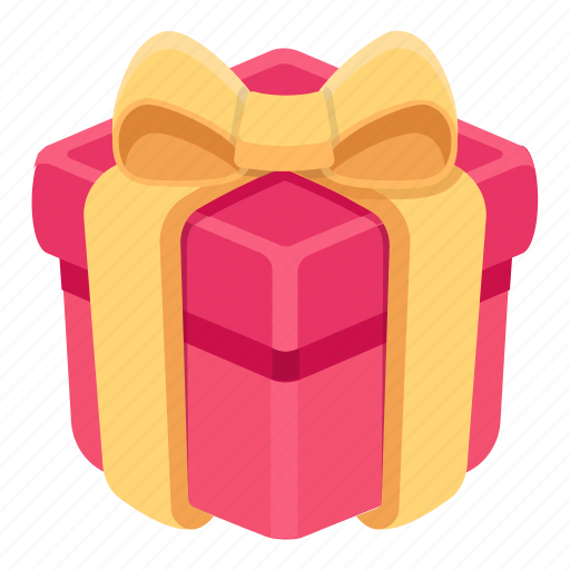 Gift box, hamper, surprise, present, wrapped box icon - Download on Iconfinder