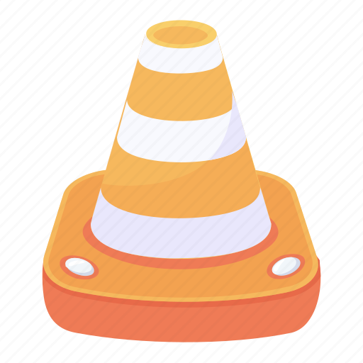 Traffic cone, pylon, obstacle, barricade, construction cone icon - Download on Iconfinder