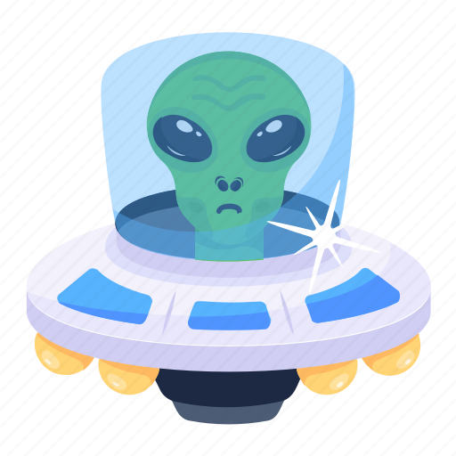 Ufo, spaceship, alien ship, flying saucer, alien craft icon - Download on Iconfinder
