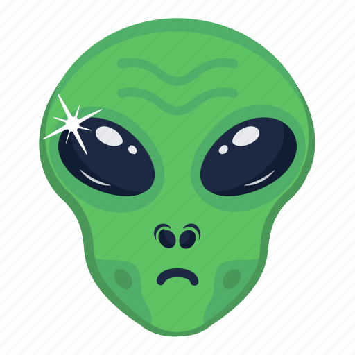 Extraterrestrial, alien face, foreigner, space inhabitant, space creature icon - Download on Iconfinder