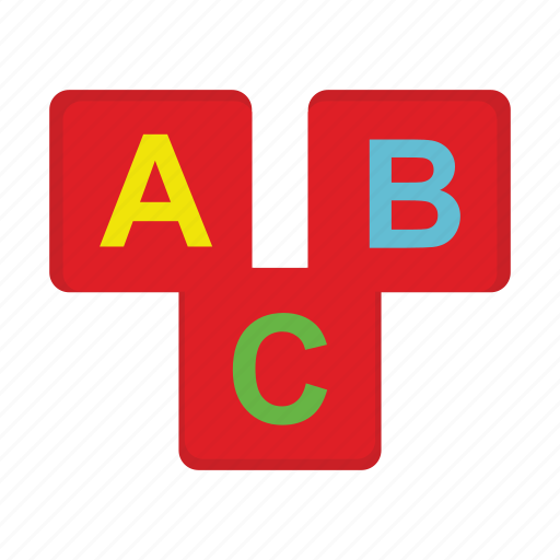 Abc, cube, education, game, gaming, toy, wood icon - Download on Iconfinder
