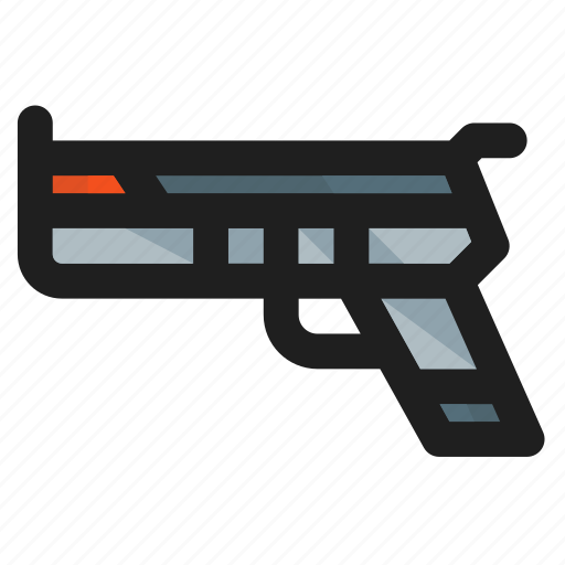 Gun, fight, military, pistol, shoot, war, weapon icon - Download on Iconfinder