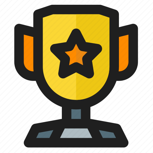 Trophy, achievement, awards, star, winner, victory, champion icon - Download on Iconfinder