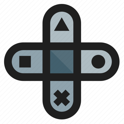 Button, ps, game, joystick, gamepad, controller, gaming icon - Download on Iconfinder