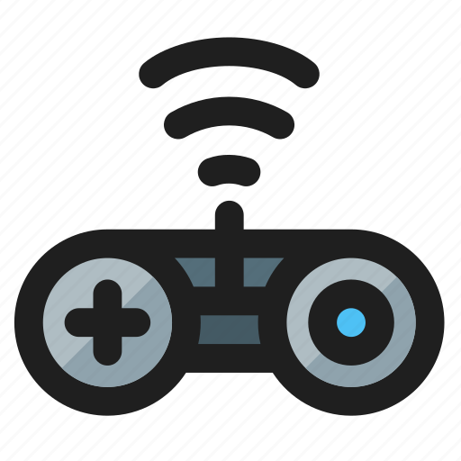 Wireless, gamepad, joystick, controller, game, gaming, console icon - Download on Iconfinder